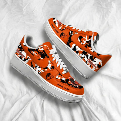 [FLASH SALE] NEW CUSTOMIZED MLB25 BOS BALTIMORE ORIOLES AF1 SHOES