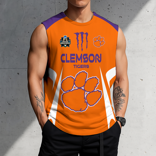 [FLASH SALE] NEW CUSTOMIZED | NCAA CWS25 CST CS TIGERS MEN'S GYM SHIRT
