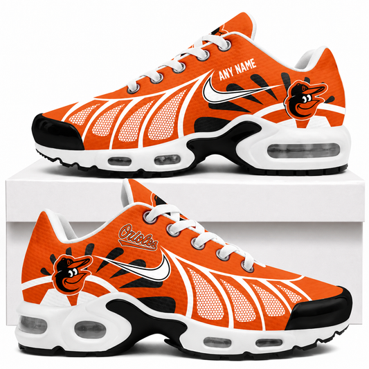 [FLASH SALE] NEW CUSTOMIZED MLB25 BOS BALTIMORE ORIOLES AIR MAX PLUS SNEAKERS