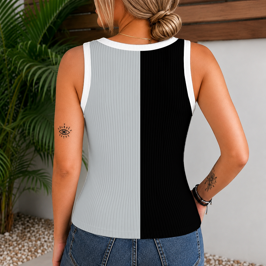 [FLASH SALE] NEW CUSTOMIZED MLB26 CWS CHICAGO WHITE SOX WOMEN'S V-NECK TANK TOP