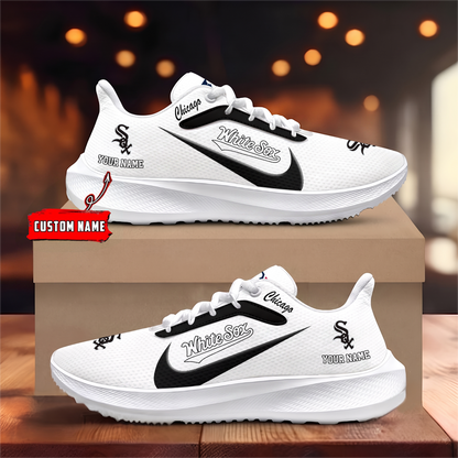 [FLASH SALE] NEW CUSTOMIZED MLB26 CWS CHICAGO KHAKI SOX ROAD RUNNING SHOES