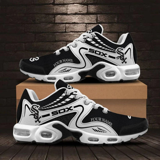 [FLASH SALE] NEW CUSTOMIZED MLB26 CWS CHICAGO WHITE SOX AIR MAX PLUS SNEAKERS