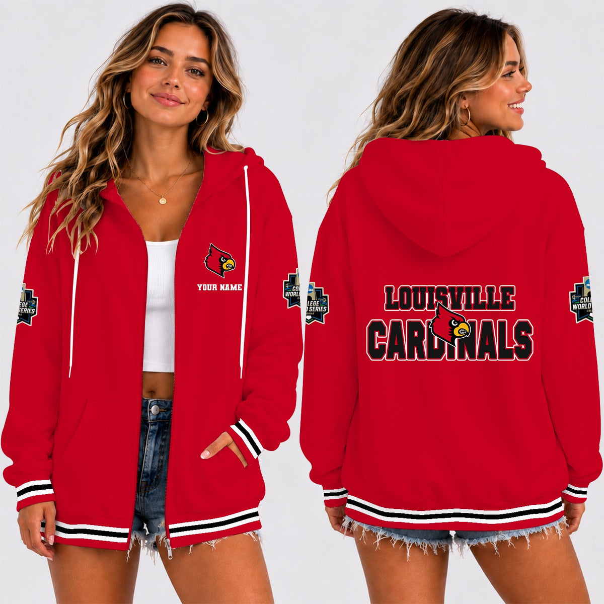 [FAN FAVORITE] NEW CUSTOMIZED NCAA CWS26 ULC LOUISVILLE CARDINALS T-SHIRT, HOODIE, ZIP HOODIE