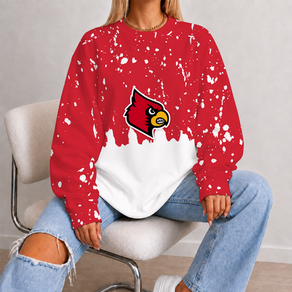 [FAN FAVORITE] NEW CUSTOMIZED NCAA CWS26 ULC LOUISVILLE CARDINALS UNISEX SWEATSHIRT