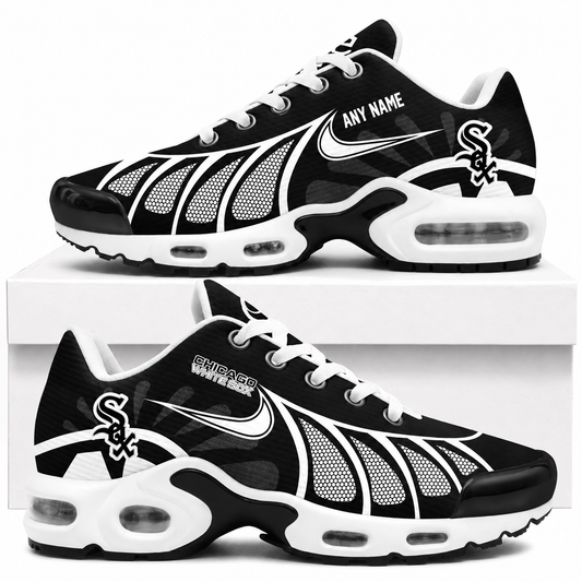[FLASH SALE] NEW CUSTOMIZED MLB26 CWS CHICAGO WHITE SOX AIR MAX PLUS SNEAKERS