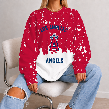 [FLASH SALE] NEW CUSTOMIZED MLB27 LAA LOS ANGELES ANGELS UNISEX SWEATSHIRT