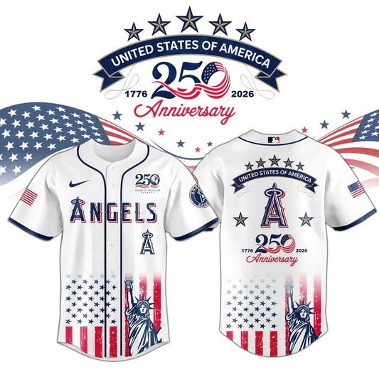 [FLASH SALE] NEW CUSTOMIZED MLB27 LAA LOS ANGELES ANGELS BASEBALL JERSEY
