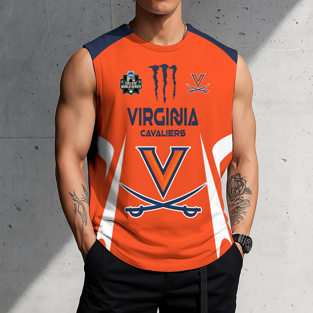 [FLASH SALE] NEW CUSTOMIZED | NCAA CWS28 VIC VI CAVALIERS MEN'S GYM SHIRT