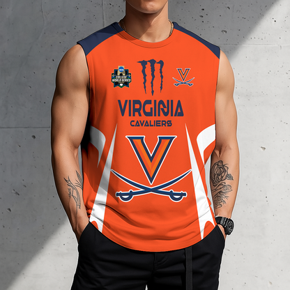 [FLASH SALE] NEW CUSTOMIZED | NCAA CWS28 VIC VI CAVALIERS MEN'S GYM SHIRT