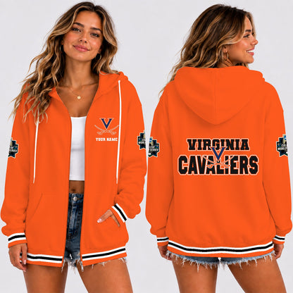 [FAN FAVORITE] NEW CUSTOMIZED NCAA CWS28 VIC VIRGINIA CAVALIERS T-SHIRT, HOODIE, ZIP HOODIE