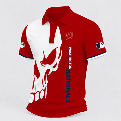 [FLASH SALE] NEW CUSTOMIZED MLB28 WNS WASHINGTON NATIONALS POLO SHIRT