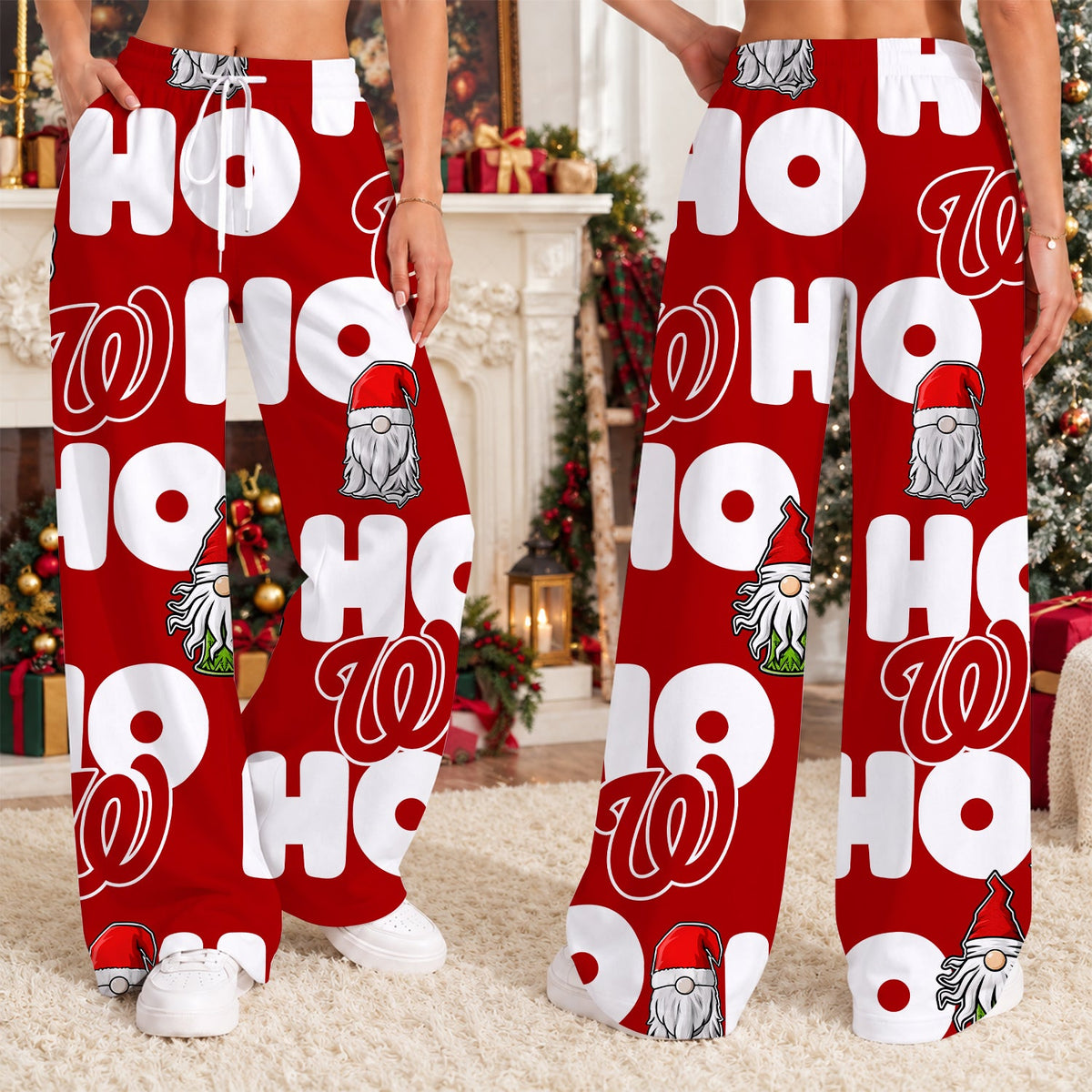 [FLASH SALE] NEW CUSTOMIZED MLB28 WNS THE NATIONALS LONG PANTS