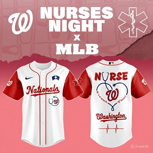 [FLASH SALE] NEW CUSTOMIZED MLB28 WNS WASHINGTON NATIONALS BASEBALL JERSEY