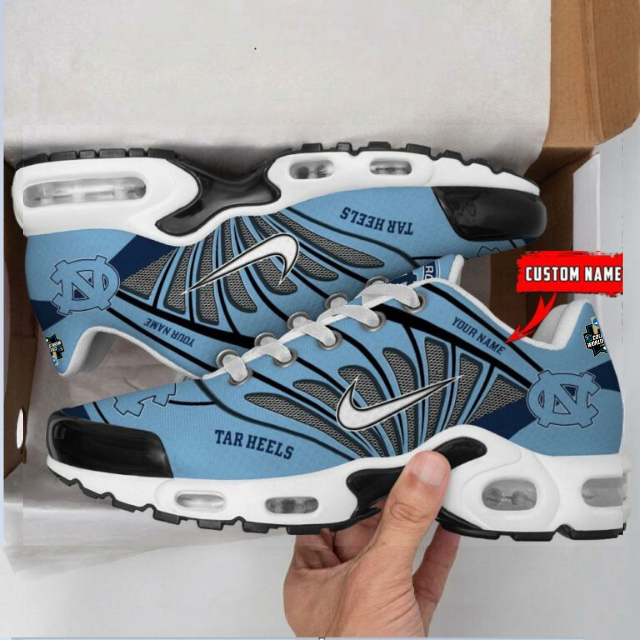 [FLASH SALE] NEW CUSTOMIZED CWS NCAA29 NTH NC TAR HEELS UNISEX AIR MAX PLUS SNEAKERS