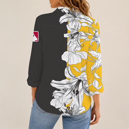 [FLASH SALE] NEW CUSTOMIZED MLB29 PHP PITTSBURGH PIRATES WOMEN CASUAL SHIRT