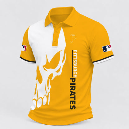 [FLASH SALE] NEW CUSTOMIZED MLB29 PHP PITTSBURGH PIRATES POLO SHIRT