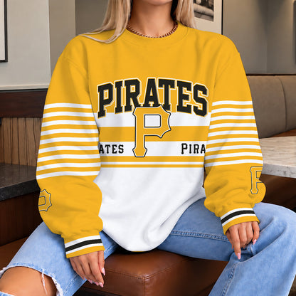 [FLASH SALE] NEW CUSTOMIZED MLB29 PHP THE PIRATES UNISEX SWEATSHIRT