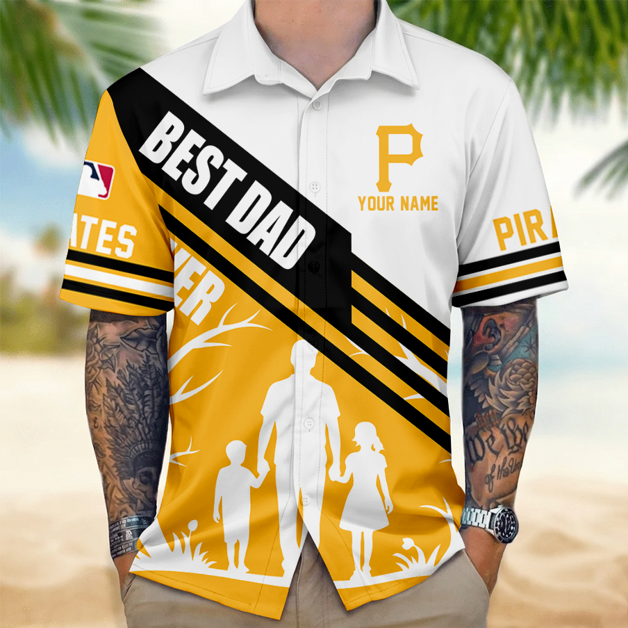 [FLASH SALE] NEW CUSTOMIZED MLB29 PHP PITTSBURGH PIRATES UNISEX HAWAIIAN SHIRT