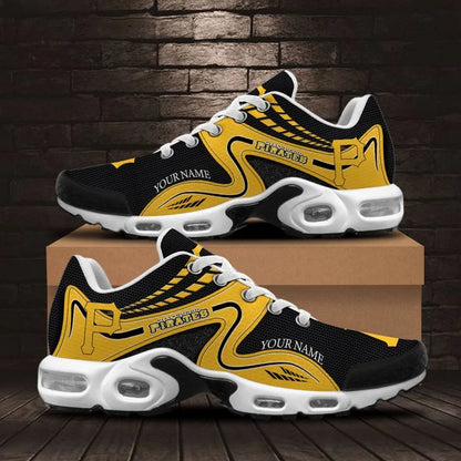 [FLASH SALE] NEW CUSTOMIZED MLB29 PHP PITTSBURGH PIRATES AIR MAX PLUS SNEAKERS