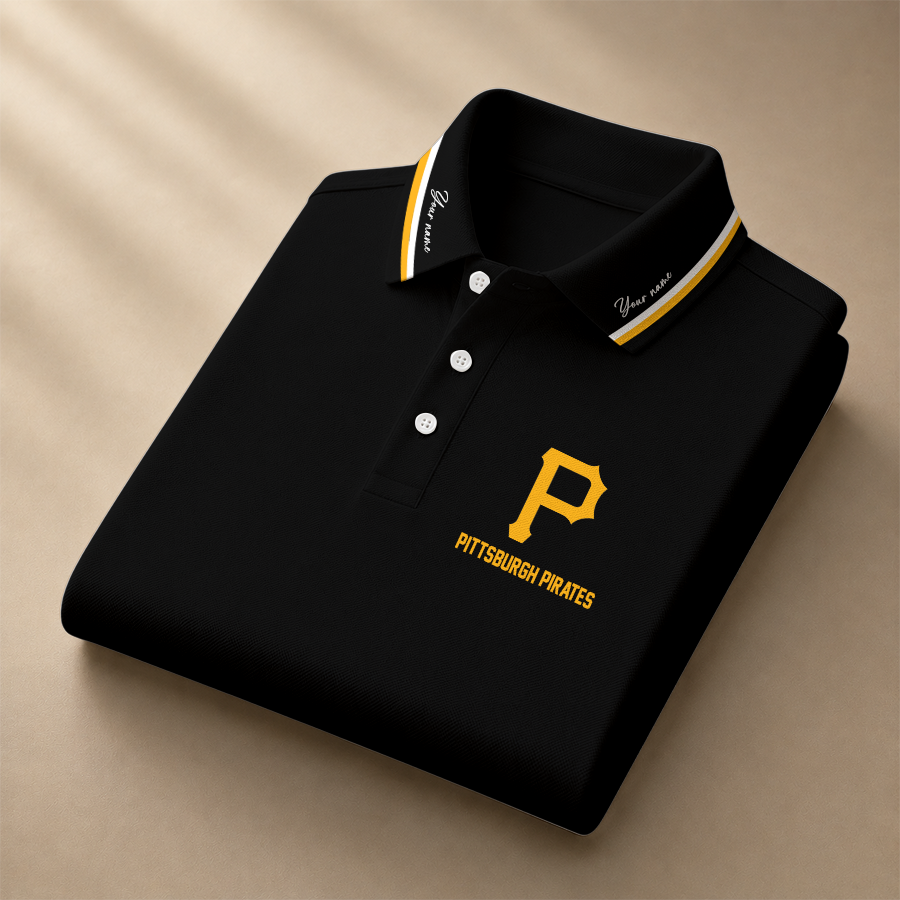 [FLASH SALE] NEW CUSTOMIZED MLB29 PHP PITTSBURGH PIRATES POLO SHIRT