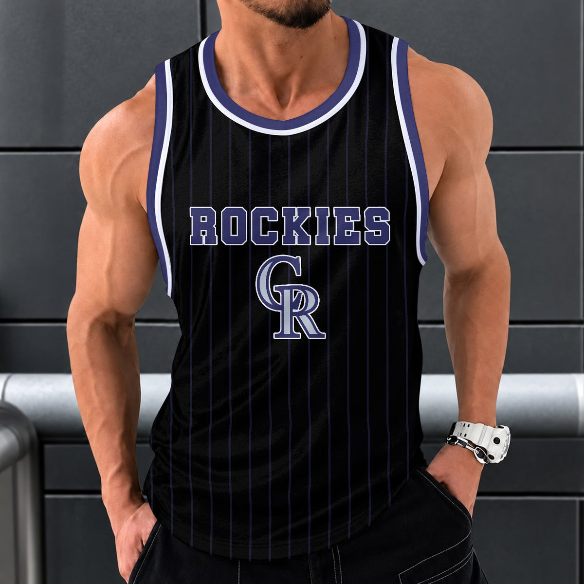 [FLASH SALE] NEW CUSTOMIZED MLB30 COR COLORADO ROCKIES UNISEX TANK TOP