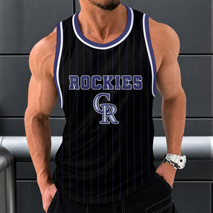 [FLASH SALE] NEW CUSTOMIZED MLB30 COR COLORADO ROCKIES UNISEX TANK TOP