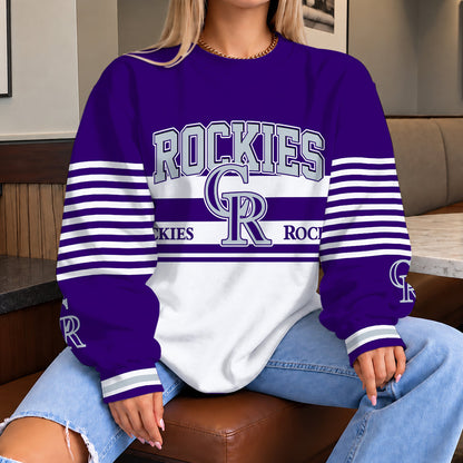 [FLASH SALE] NEW CUSTOMIZED MLB30 COR THE ROCKIES UNISEX SWEATSHIRT