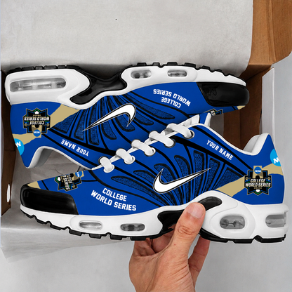 [FLASH SALE] NEW CUSTOMIZED NCAA31 COLLEGE WORLD SERIES UNISEX AIR MAX PLUS SNEAKERS