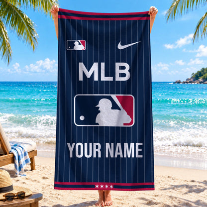 [FLASH SALE] NEW CUSTOMIZED MLB31 MLB MAJOR LEAGUE BASEBALL BEACH TOWEL