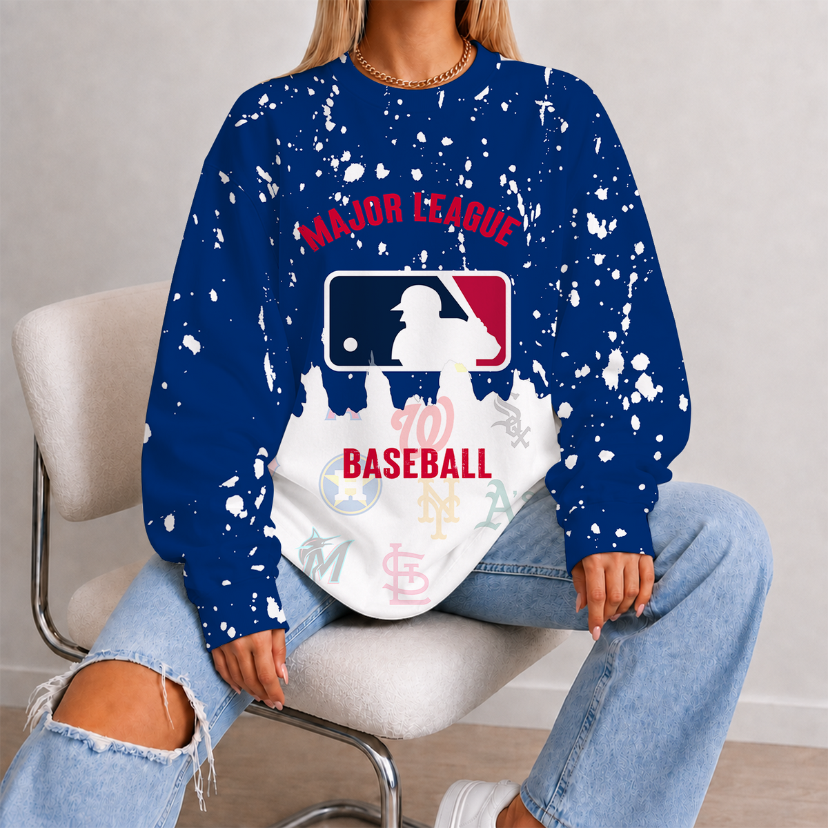 [FLASH SALE] NEW CUSTOMIZED MLB32 ALL TEAMS UNISEX SWEATSHIRT