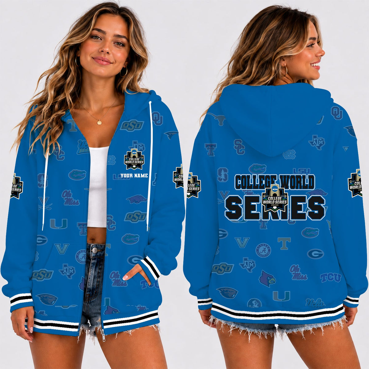 [FAN FAVORITE] NEW CUSTOMIZED NCAA CWS32 ALL TEAMS T-SHIRT, HOODIE, ZIP HOODIE