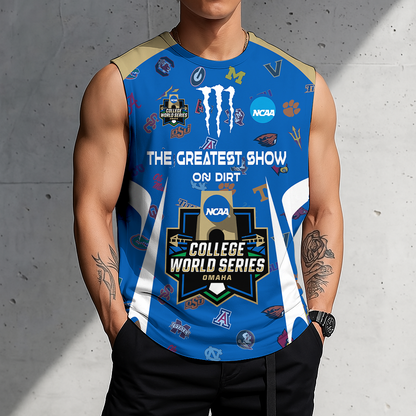 [FLASH SALE] NEW CUSTOMIZED | NCAA CWS32 BBC CWS ALL TEAMS MEN'S GYM SHIRT