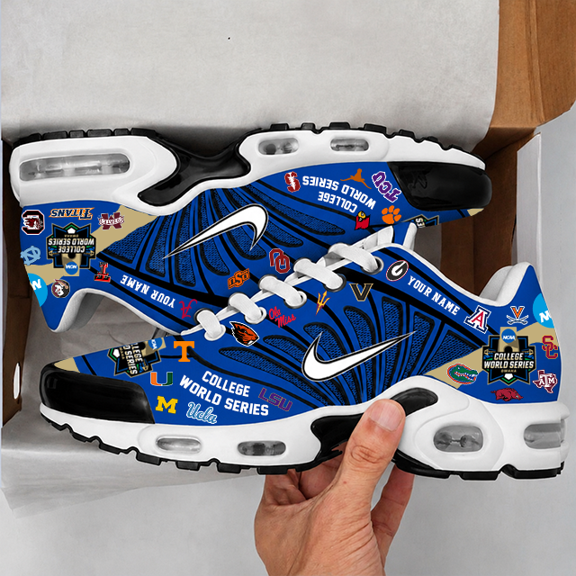 [FLASH SALE] NEW CUSTOMIZED NCAA32 CWS ALL TEAMS UNISEX AIR MAX PLUS SNEAKERS