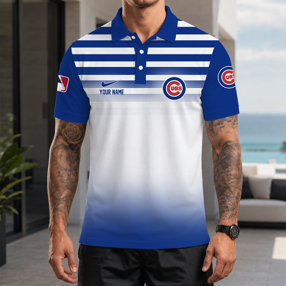 [FLASH SALE] NEW CUSTOMIZED MLB04 CCS CHICAGO CUBS POLO SHIRT