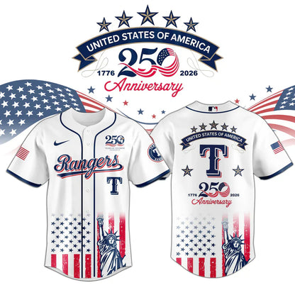 [FLASH SALE] NEW CUSTOMIZED MLB08 TRS TEXAS RANGERS BASEBALL JERSEY