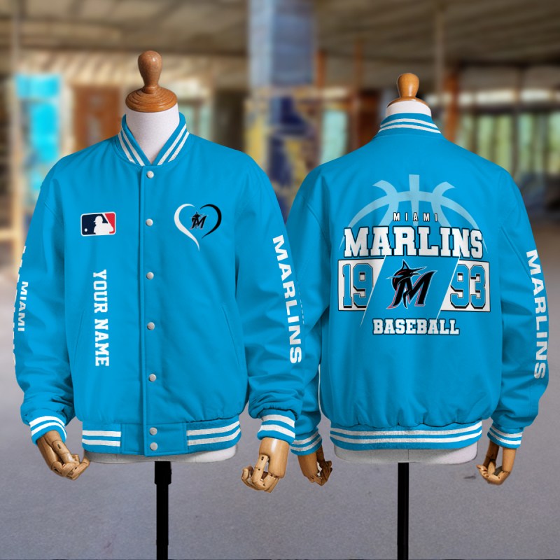 [FLASH SALE] NEW CUSTOMIZED MLB20 MMS MIAMI MARLINS UNISEX T-SHIRT, POLO, HOODIE & JACKETS