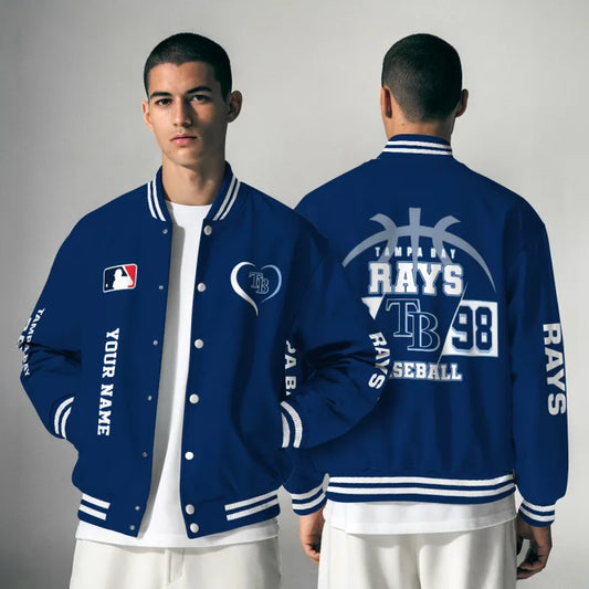 [FLASH SALE] NEW CUSTOMIZED MLB21 TBR TAMPA BAY RAYS UNISEX T-SHIRT, POLO, HOODIE & JACKETS