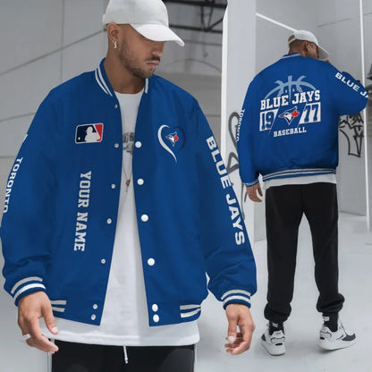 [FLASH SALE] NEW CUSTOMIZED MLB12 TBJ TORONTO BLUE JAYS UNISEX T-SHIRT, POLO, HOODIE & JACKETS