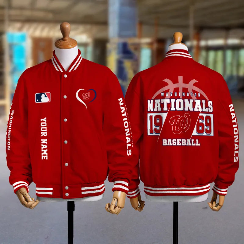 [FLASH SALE] NEW CUSTOMIZED MLB28 WNS WASHINGTON NATIONALS UNISEX T-SHIRT, POLO, HOODIE & JACKETS