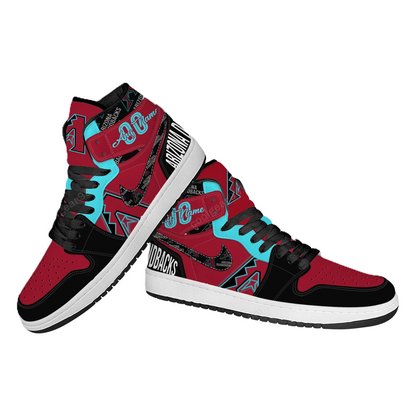 [FLASH SALE] NEW CUSTOMIZED MLB07 AZ DIAMONDBACKS AIR JORDAN SNEAKERS