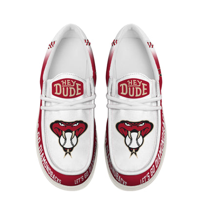 [FLASH SALE] NEW CUSTOMIZED MLB07 AZ DIAMONDBACKS LOAFER SHOES