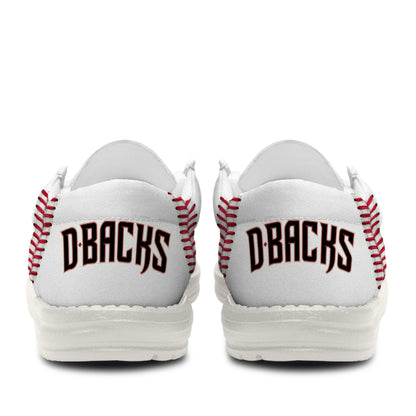 [FLASH SALE] NEW CUSTOMIZED MLB07 AZ DIAMONDBACKS LOAFER SHOES