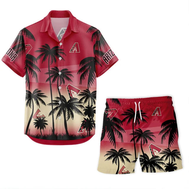 [FLASH SALE] NEW CUSTOMIZED MLB07 ADS ARIZONA DIAMONDBACKS UNISEX HAWAIIAN SHIRT & SHORTS SET