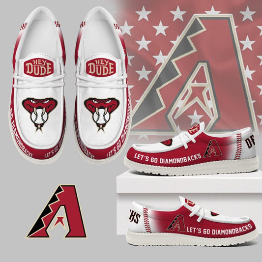 [FLASH SALE] NEW CUSTOMIZED MLB07 AZ DIAMONDBACKS LOAFER SHOES