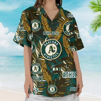 [FLASH SALE] NEW CUSTOMIZED MLB23 OAS OAKLAND ATHLETICS UNISEX HAWAIIAN SHIRT