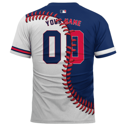 [FLASH SALE] NEW CUSTOMIZED MLB09 ABS ATLANTA BRAVES BASEBALL JERSEY
