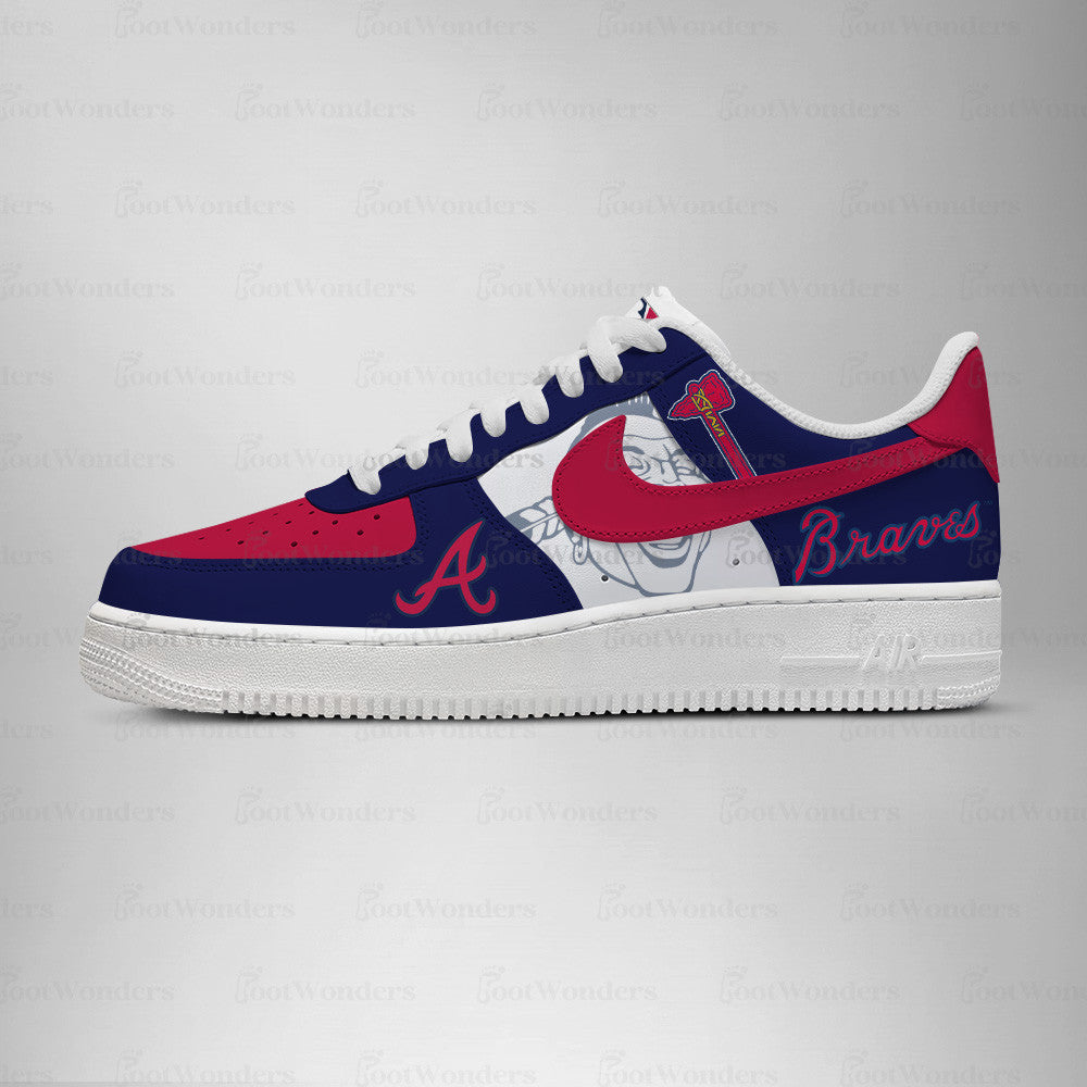 [FLASH SALE] NEW CUSTOMIZED MLB09 AT BRAVES AF1 SHOES