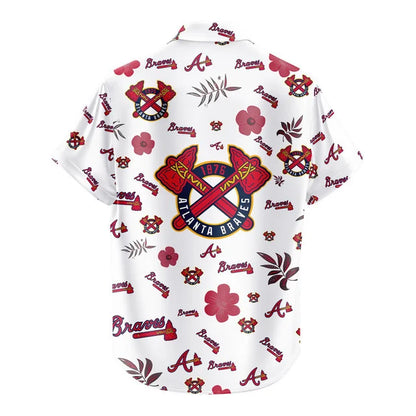 [FLASH SALE] NEW CUSTOMIZED MLB09 ABS ATLANTA BRAVES UNISEX HAWAIIAN SHIRT & SHORTS SET