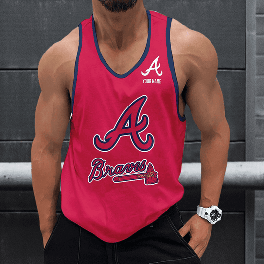 [FLASH SALE] NEW CUSTOMIZED MLB09 ATLANTA BRAVES UNISEX TANK TOP