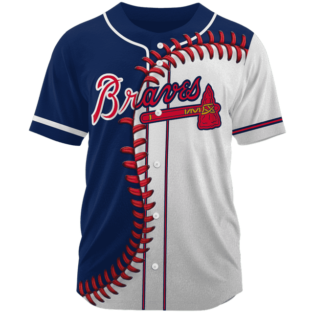 [FLASH SALE] NEW CUSTOMIZED MLB09 ABS ATLANTA BRAVES BASEBALL JERSEY